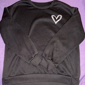 SHEIN Heart Sweatshirt